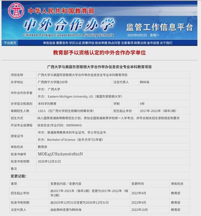 突发！美议员施压东密歇根大学终止与中国广西两所大学合作关系(图2)